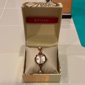 RAGA Titan Women's Rose Gold Watch
